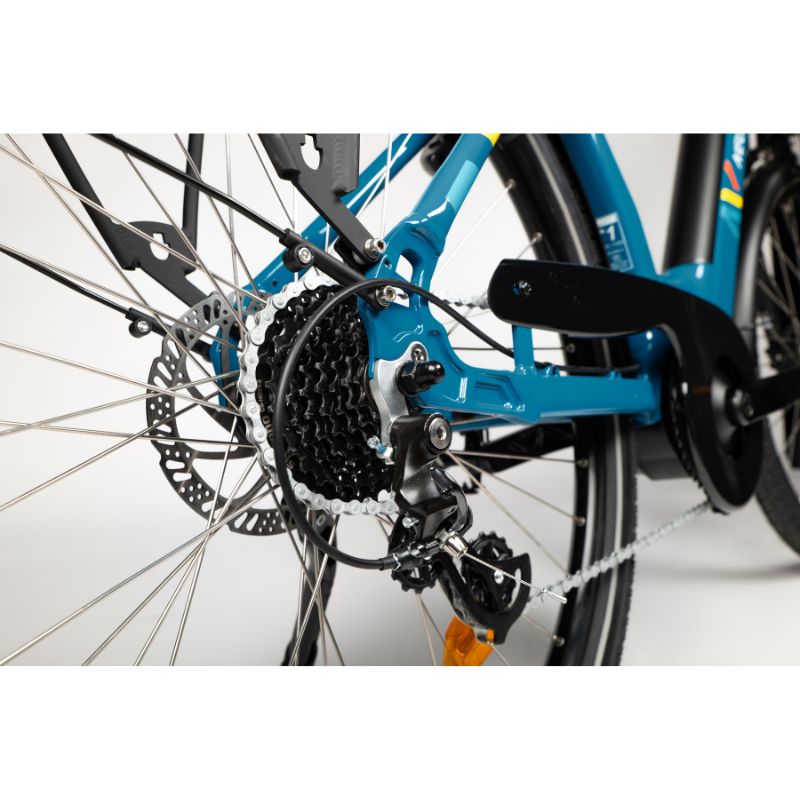 Neomouv Elaia 2 Next Gen - Mid-drive Step Through Electric Bike - Blue - Motor