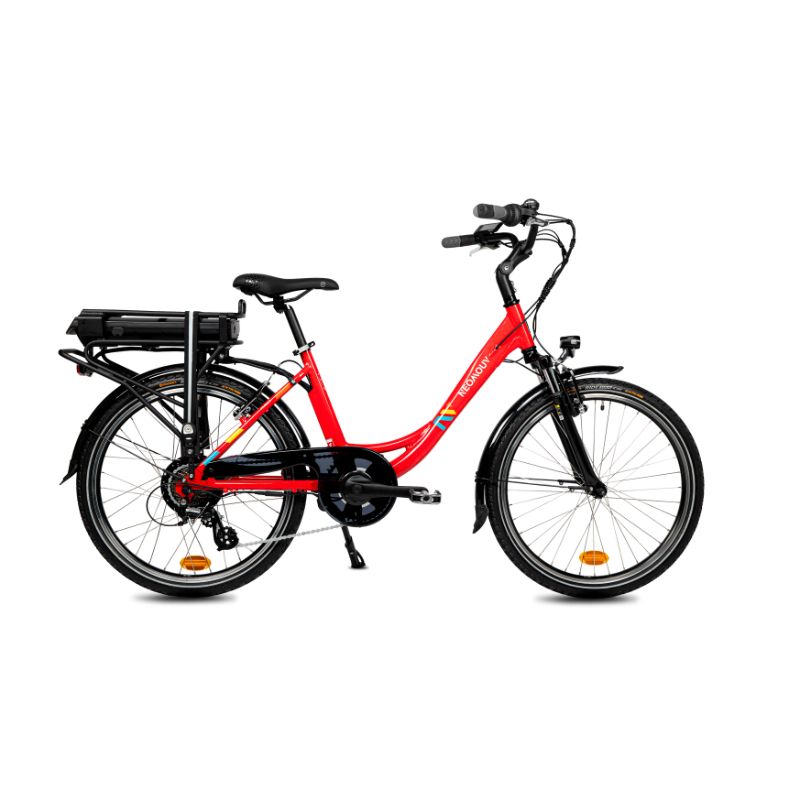 Neomouv Facelia - Step Through Electric Bike - Red