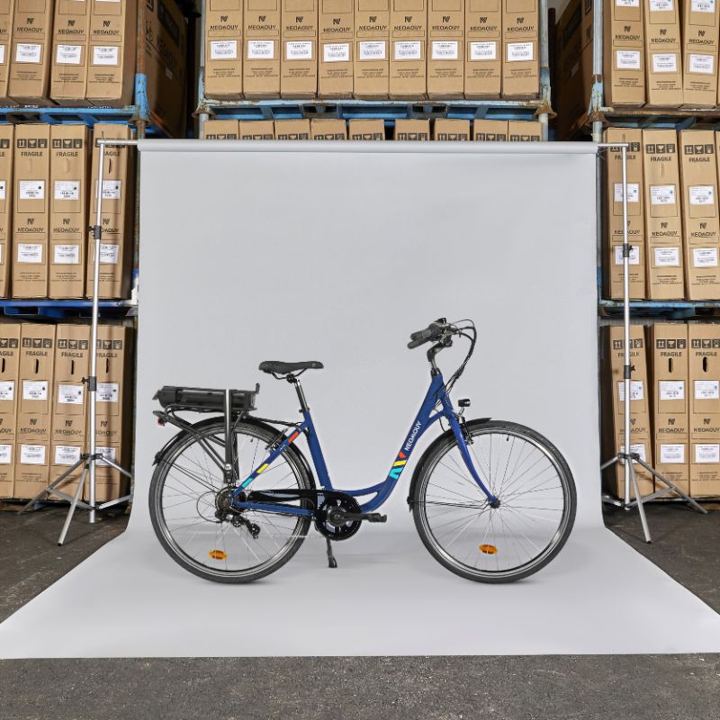 Neomouv Linaria - Step Through Electric Bike - Blue