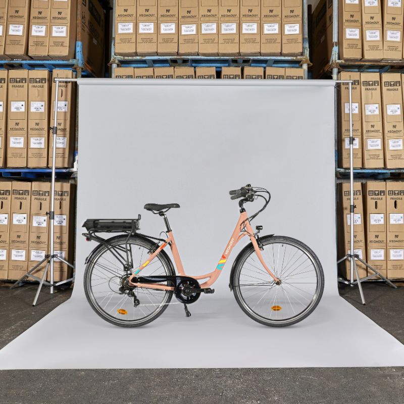 Neomouv Linaria - Step Through Electric Bike - Pink