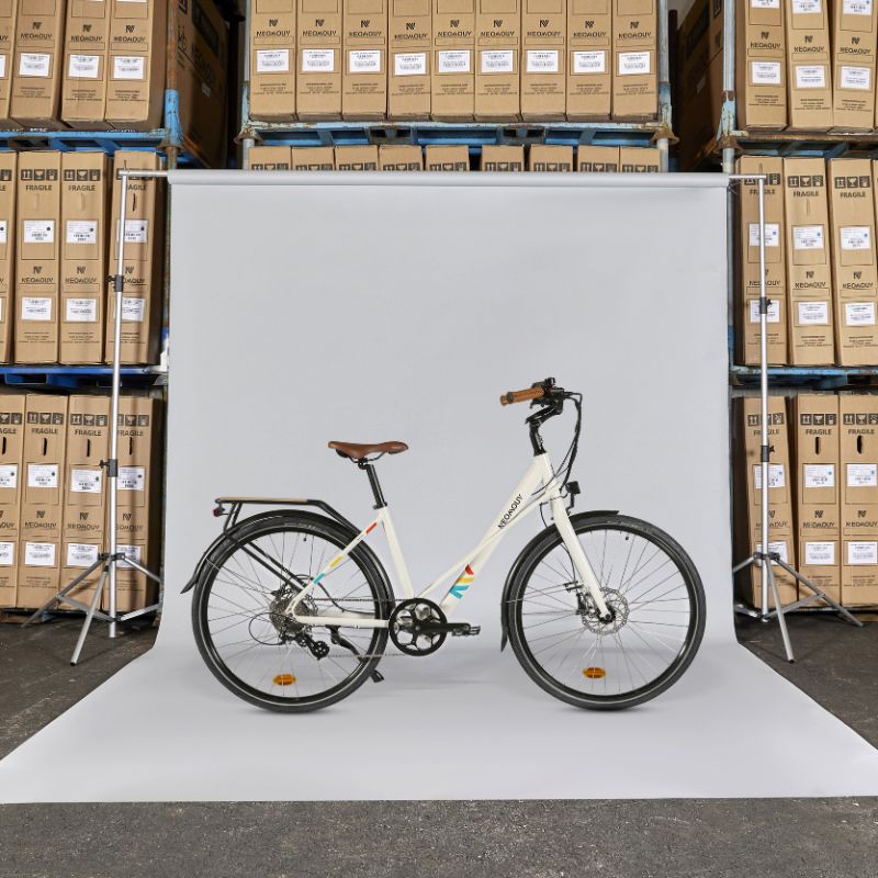 Neomouv Malva - Step Through Electric Bike - Ivory