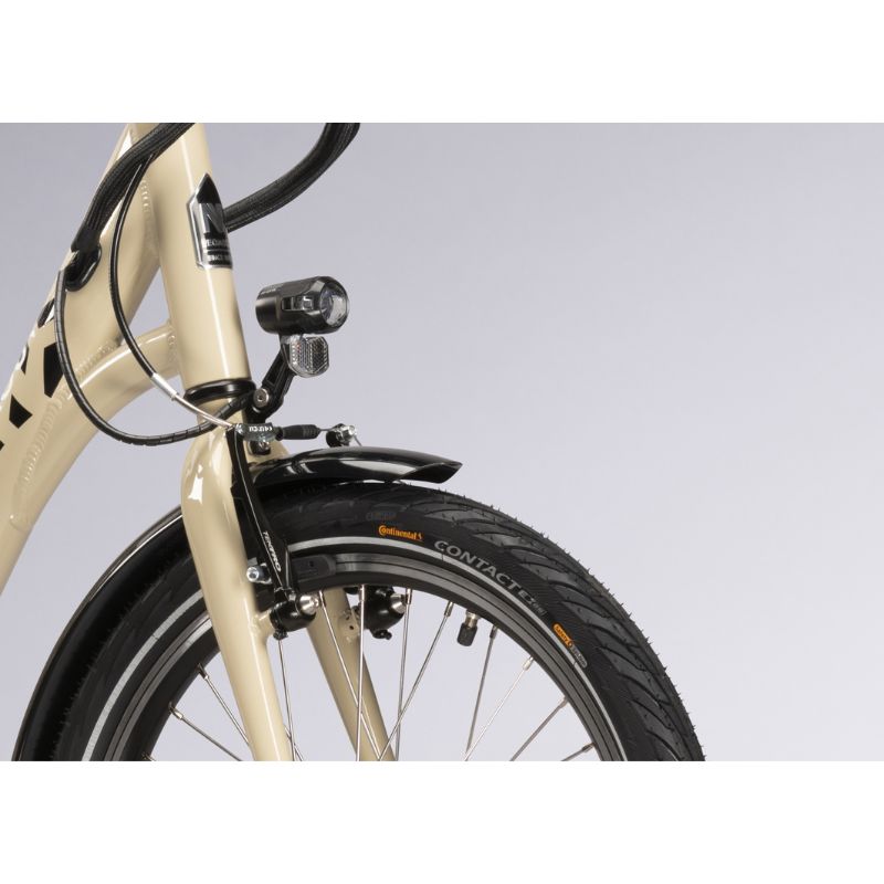Neomouv Plimoa - Low Step Folding Electric Bike - Sand Front Shot