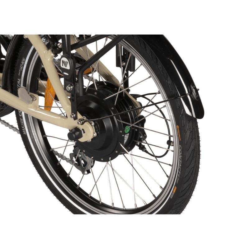 Neomouv Plimoa - Low Step Folding Electric Bike - Sand Motor