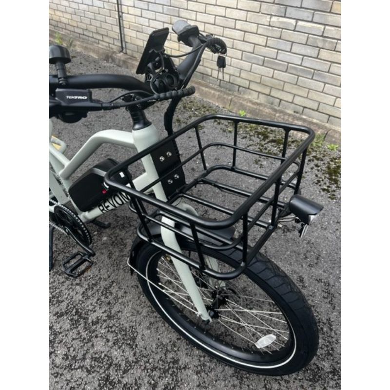 Revom Cargo Electric Bike - Grey - Front Shot
