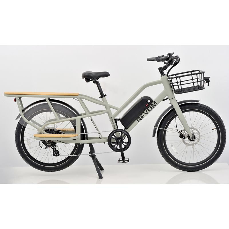Revom Cargo Electric Bike - Grey