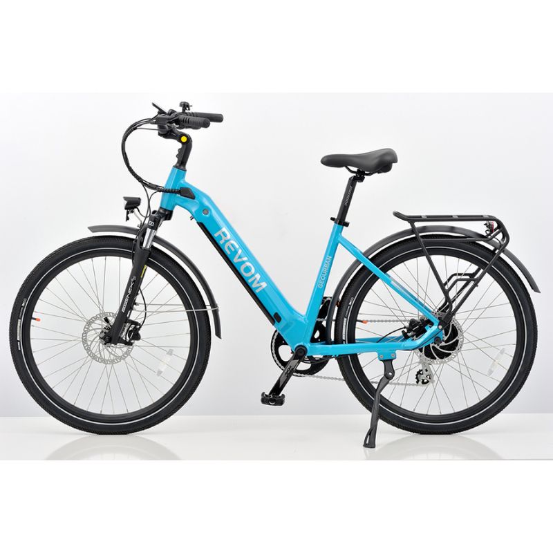 Revom ST04 Tourer Step Through Electric Bike - Blue