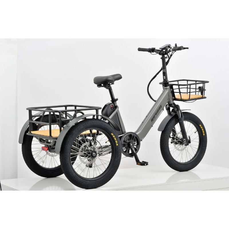 Revom T1F - Folding Urban Electric Trike - Rear Shot