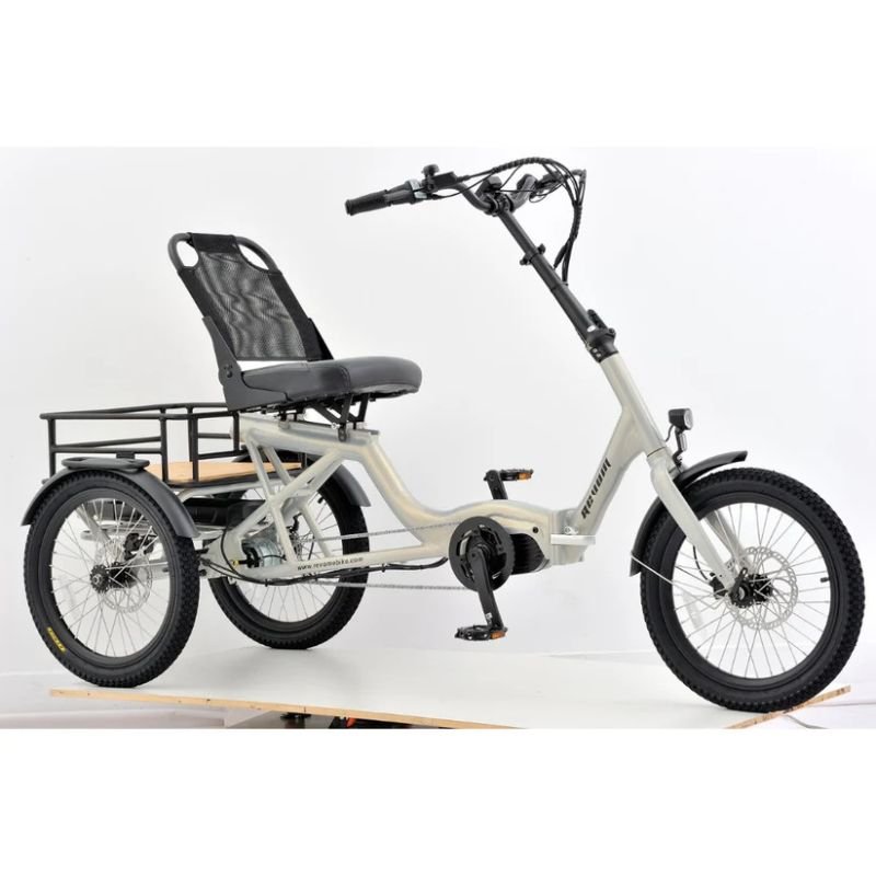 Revom T4 - Semi Recumbent Electric Tricycle - E-Bikes Express
