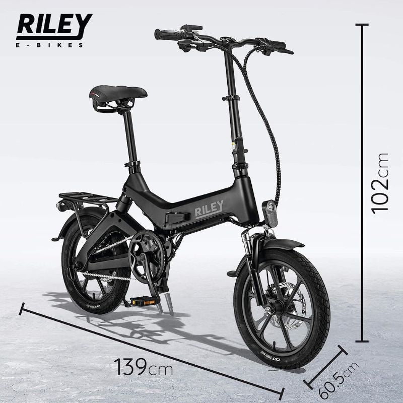 Riley RB1 Electric Folding Bike - Dimensions