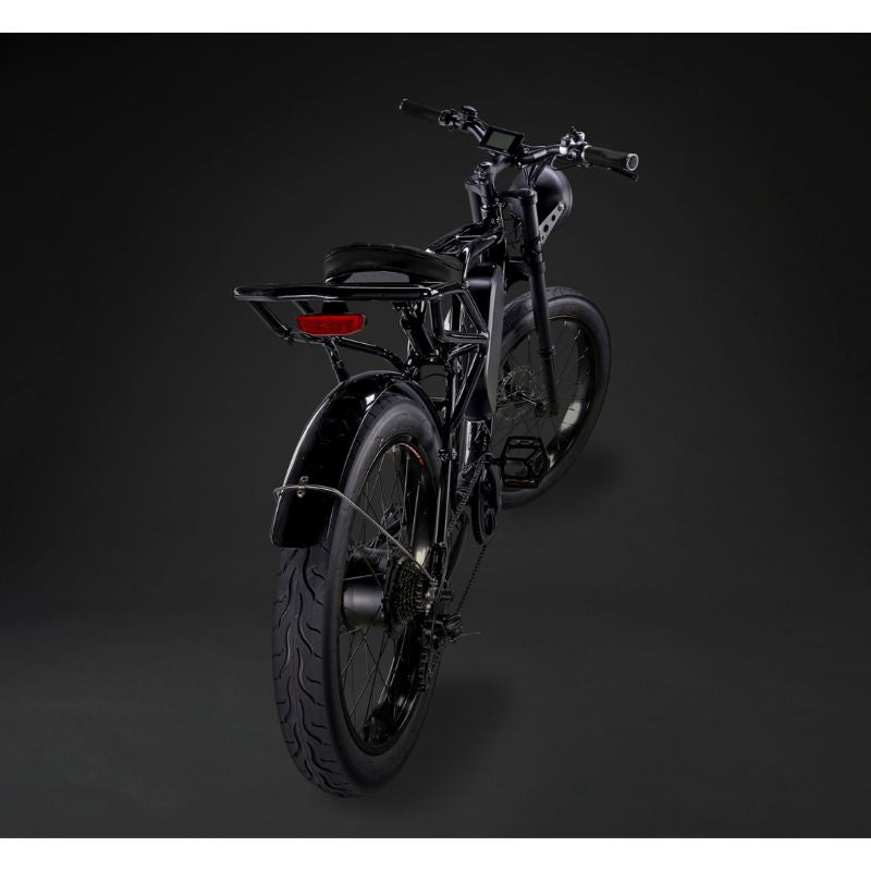Rocket GTS Cruiser - Cruiser Electric Bike - Black Frame - Black Rim - Black Trim