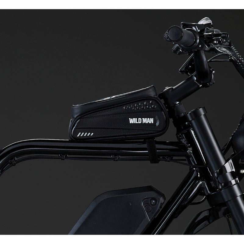 Rocket SX Sport Utility - Electric Bike - Black Frame - Black Trim - Anodized Yellow Rim - Handlebar