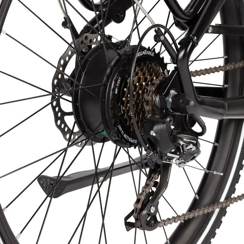 Wisper 705 26” Step Through Electric Bike - Black Gears - E-Bikes Express