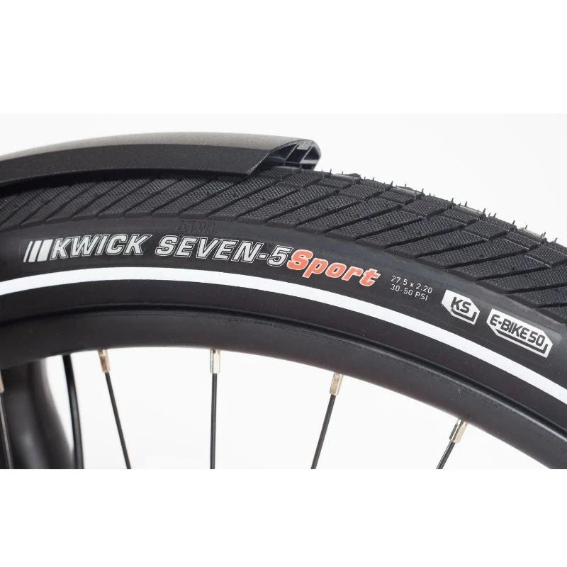 Wisper Wayfarer H9 Hub-Drive Crossbar Electric Bike - City Tyres - E-Bikes Express