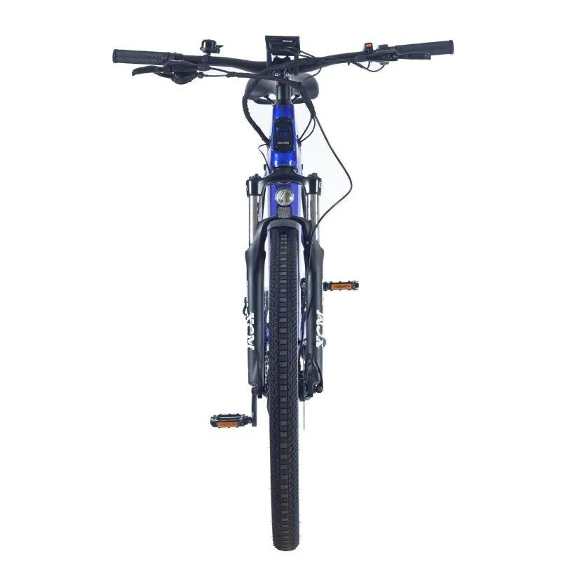 Wisper Wayfarer H9 Hub-Drive Crossbar Electric Bike - Front Shot - E-Bikes Express