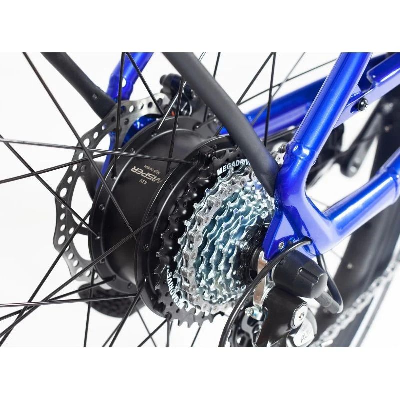 Wisper Wayfarer H9 Hub-Drive Crossbar Electric Bike - Rear Hub - E-Bikes Express