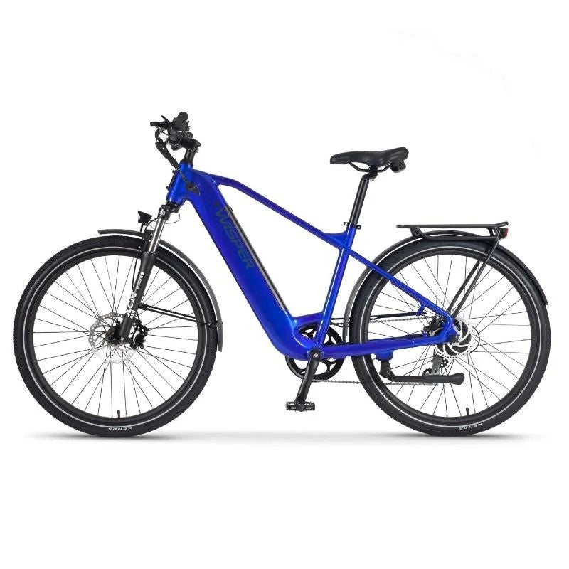Wisper Wayfarer H9 Hub-Drive Crossbar Electric Bike - Sky Blue - E-Bikes Express