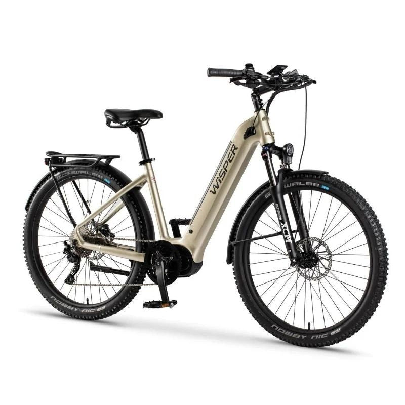 Wisper Wayfarer M7 Mid-Drive Step Through Electric Bike - E-Bikes Express
