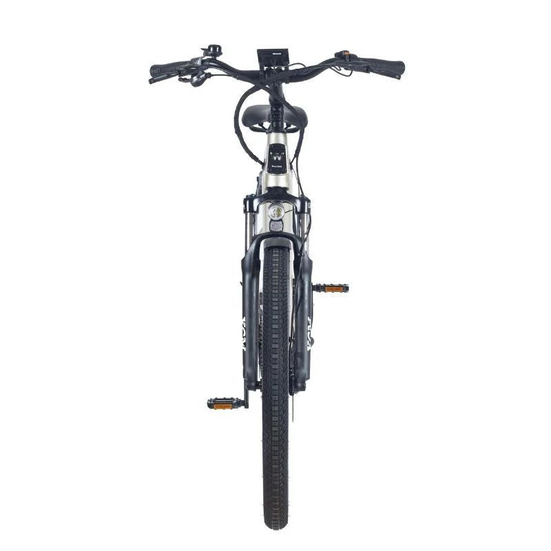 Wisper Wayfarer M7 Mid-Drive Step Through Electric Bike - Front Shot - E-Bikes Express