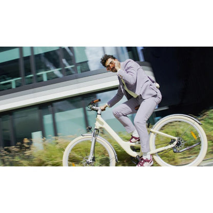 ADO Air 28 - Step Through All-Rounder Urban Electric Bike - Light Yellow