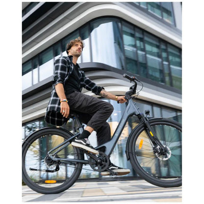 ADO Air 28 Pro/Ultra - Urban Step Through All-Rounder Electric Bike - Man on Grey Model