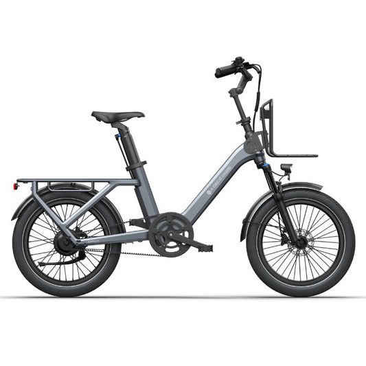 ADO Air One Pro - Folding Family Electric Bike - Grey