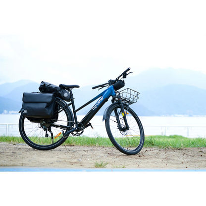 Cyrusher Asuka - Step Through Trekking Electric Bike - Blue