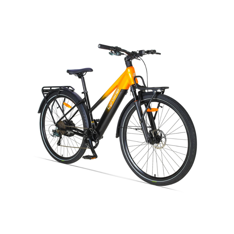 Cyrusher Asuka - Step Through Trekking Electric Bike - Orange
