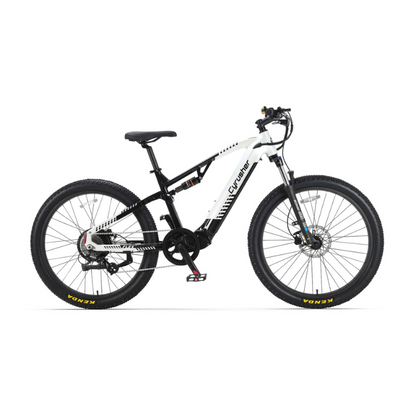 Cyrusher Flex - Mountain Electric Bike - White