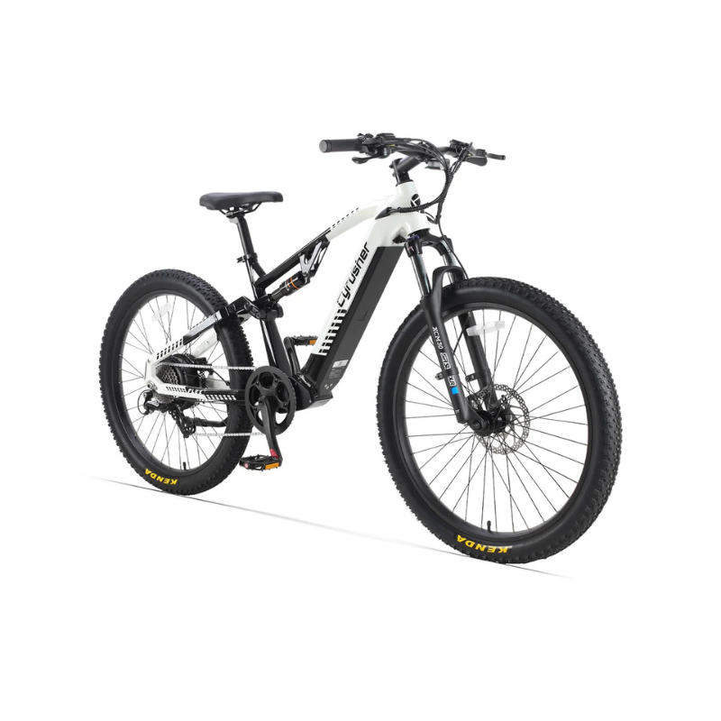 Cyrusher Flex - Mountain Electric Bike - White