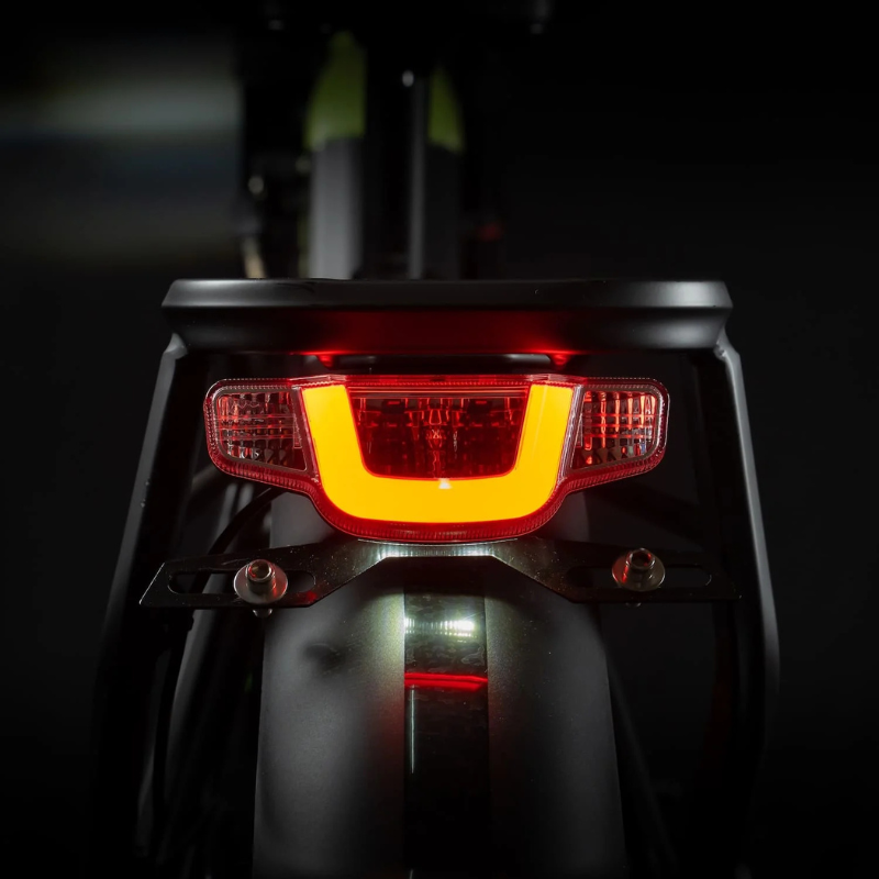 Cyrusher Kommoda 3.0 - Step Through Fat Tyre Electric Bike - Rear Light