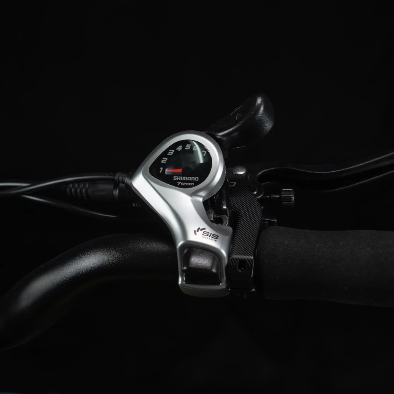Cyrusher Kommoda 3.0 - Step Through Fat Tyre Electric Bike - Shifter