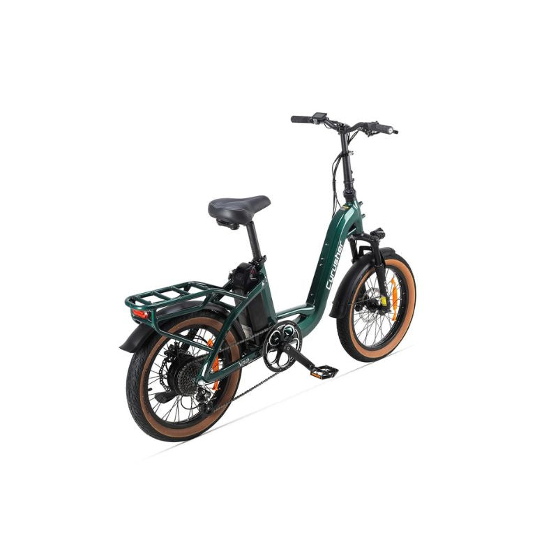 Cyrusher Nova - Step Through Electric Bike - Green