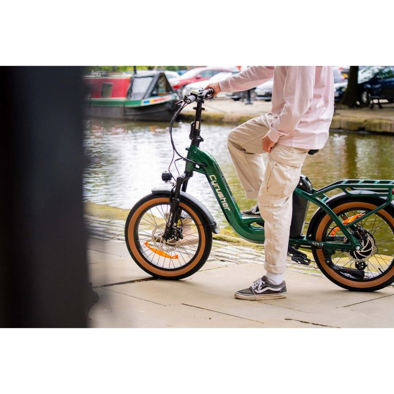 Cyrusher Nova - Step Through Electric Bike - Green