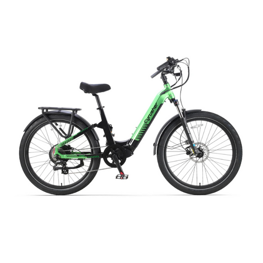 Cyrusher Sprint - Electric City Bike - Green