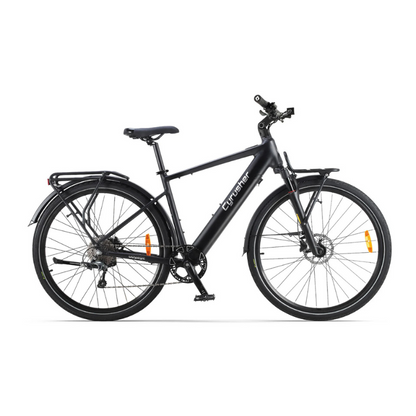 Cyrusher Voyage - Trekking Crossbar Electric Bike - Black