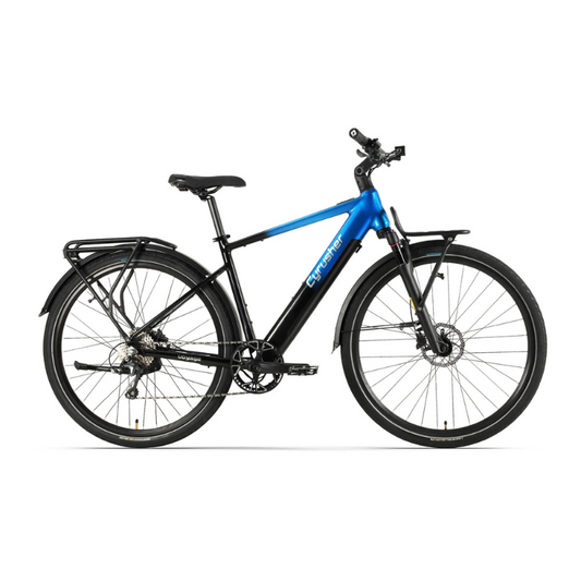 Cyrusher Voyage - Trekking Crossbar Electric Bike - Blue