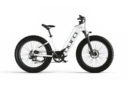 Cyrusher Aura - Step Through Fat Tyre Electric Bike - White 2