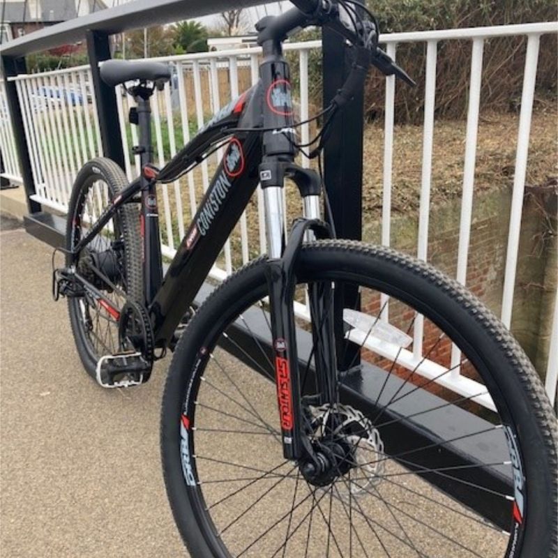 Dallingridge Coniston - Mountain Electric Bike - Black/Red Frame