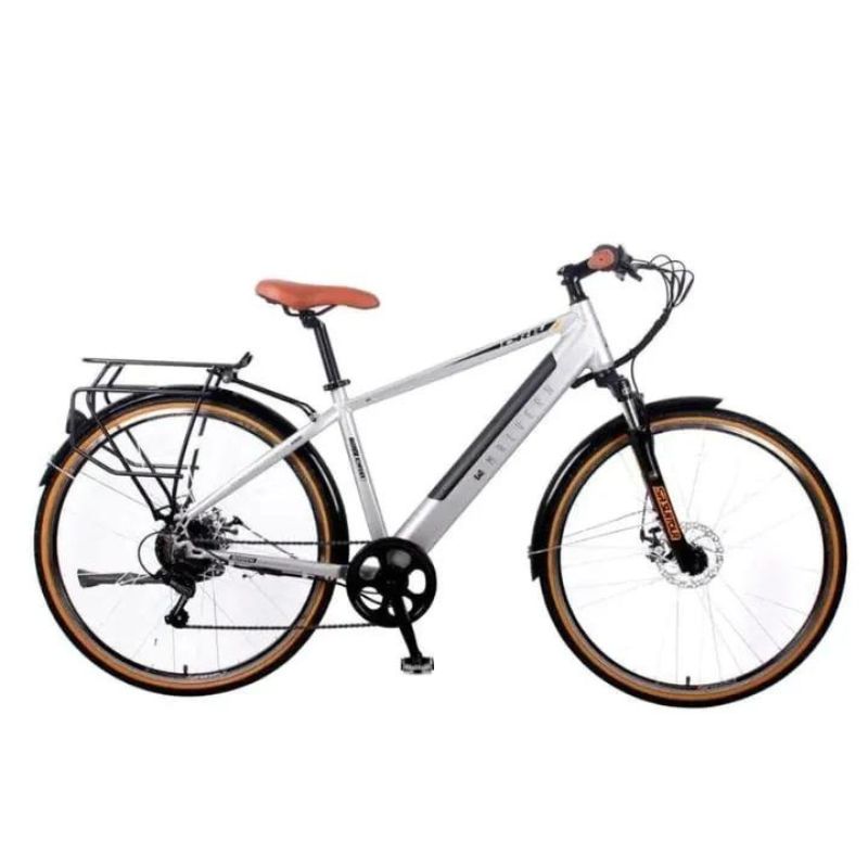 Dallingridge Malvern - Hybrid Trekking Electric Bike - Silver Camel Fr