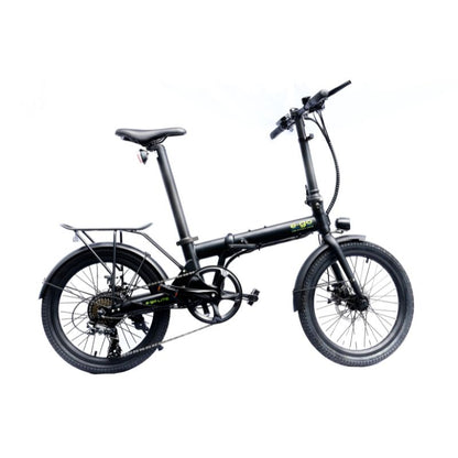 E-Go Lite+ - Folding Electric Bike - Black