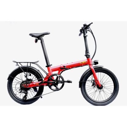E-Go Lite+ - Folding Electric Bike - Red