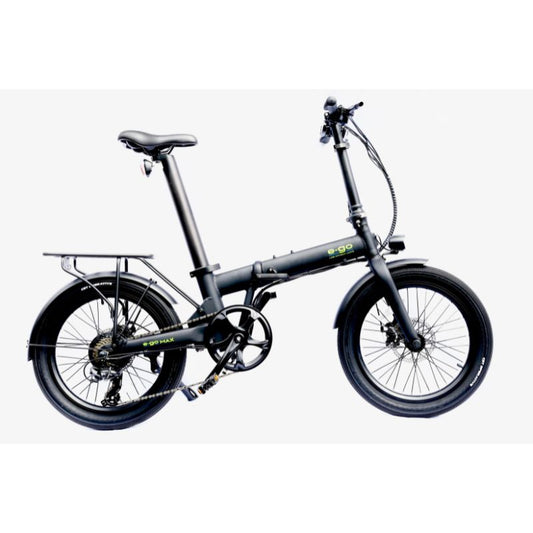 E-Go Max - Folding Electric Bike - Black