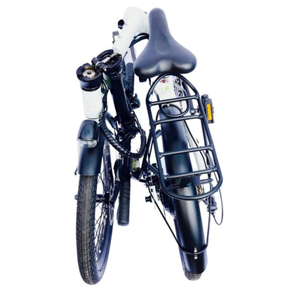 E-Go Lite+ - Folding Electric Bike - White Folded