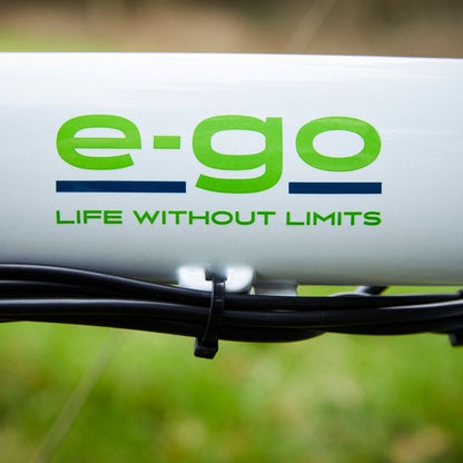 E-Go Lite - Folding Electric Bike - White Frame