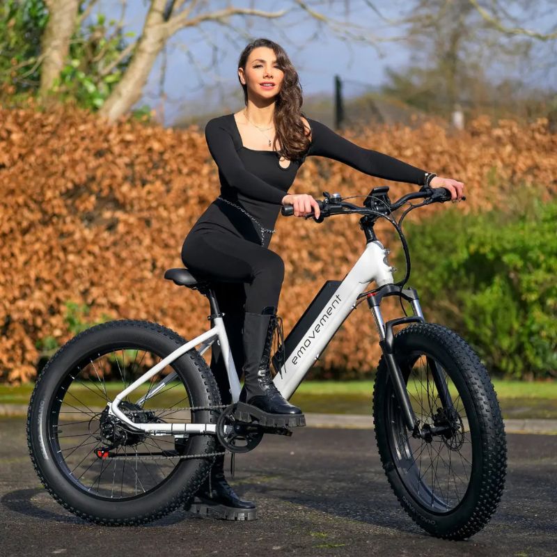 E-Movement Aries - Mountain Electric Bike - White