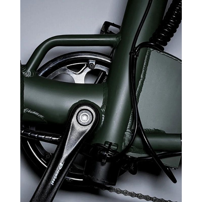 E-Movement Hunter Extreme - Folding Electric Bike - drivetrain