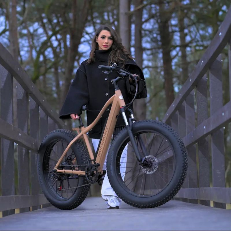 E-Movement Thunder v4.2 eMTB - Fat Tyre Electric Bike - Sand