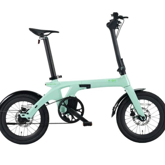 E - Go CarbonLite - Folding Electric Bike - 250W - E - Bikes Express