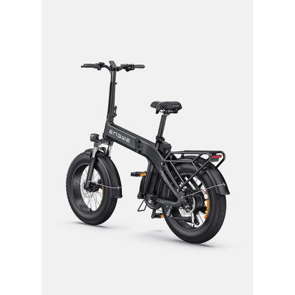 Engwe EP-2 3.0 Boost - Folding Fat Tyre Electric Bike - Black