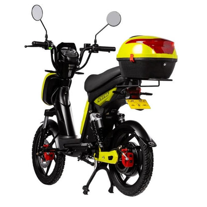 Eskuta SX-250 Series 4 Voyager Electric Cargo Bike - Matte Acid Yellow